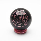 Obsidian patterned spheres【6 designs & part 1】