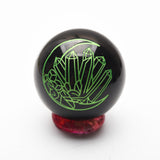 Obsidian patterned spheres【6 designs & part 1】