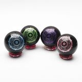 Obsidian patterned spheres【6 designs & part 1】