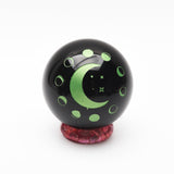 Obsidian patterned spheres【6 designs & part 1】