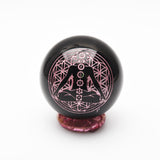 Obsidian patterned spheres【6 designs & part 1】