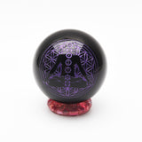 Obsidian patterned spheres【6 designs & part 1】