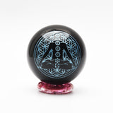 Obsidian patterned spheres【6 designs & part 1】