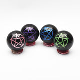 Obsidian patterned spheres【6 designs & part 1】