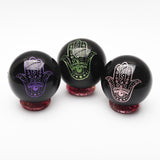 Obsidian patterned spheres 【 13 designs & part 2】