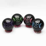 Obsidian patterned spheres【6 designs & part 1】