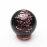 Obsidian patterned spheres 【 13 designs & part 2】