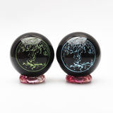 Obsidian patterned spheres 【 13 designs & part 2】