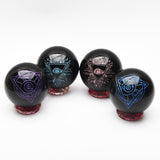 Obsidian patterned spheres 【 13 designs & part 2】