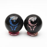 Obsidian patterned spheres 【 13 designs & part 2】
