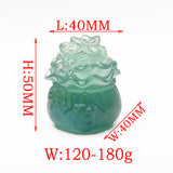 Fluorite money bag and buffalo carvings【new!】