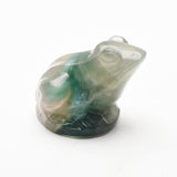 Fluorite frog and mouse carvings 【new!】