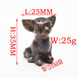 Crystal puppy carvings 【new!】