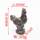 Crystal Rooster Carvings【small size 】