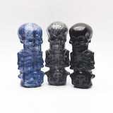 Crystal full body skull carvings【2 designs 】
