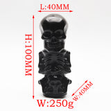 Crystal full body skull carvings【2 designs 】