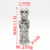 Crystal full body skull carvings【2 designs 】