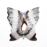 Durzy agate butterfly carvings【New!Flat back】