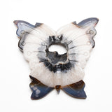 Durzy agate butterfly carvings【New!Flat back】