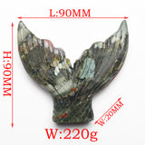Mermaid tail carvings