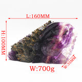 Fluorite Carvings!【Fish Octopus Dragon designs 】