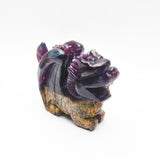 Fluorite Carvings!【Fish Octopus Dragon designs 】