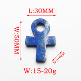Crystal ankh carvings