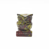 Crystal owl carvings