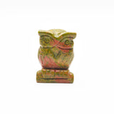 Crystal owl carvings