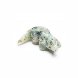 Crystal crocodile carvings