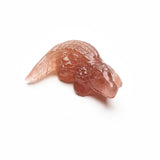Crystal crocodile carvings