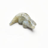 Crystal crocodile carvings