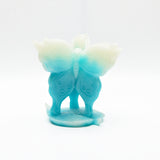 Luminous Triple Butterfly Carvings