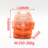 luminous Ganesha carvings