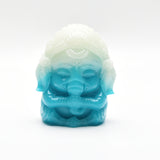 luminous Ganesha carvings