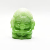 luminous Ganesha carvings
