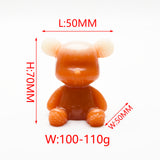 Luminous Teddy Bear and gream reaper Carvings