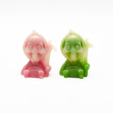 Luminous Teddy Bear and gream reaper Carvings