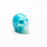 luminous skull head carvings