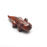 Giant salamander carvings