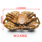 Yellow jade crab carvings【big size】