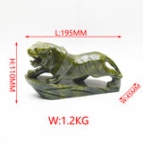 Large green jade animal carvings【large size】