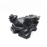 Large Black Jade animal carvings