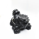 Large Black Jade animal carvings