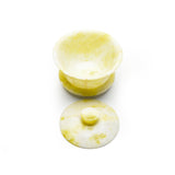 Olive jade teapot ashtray carvings【teapot & Ashtray】