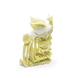 Olive jade Phoenix and Female Body carvings【big size】