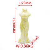 Olive jade Phoenix and Female Body carvings【big size】