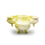 Olive jade incense burner and hulu carvings