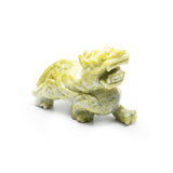 Olive jade dragon turtle and pixiu carvings【big size】