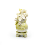 Olive jade incense burner and hulu carvings
